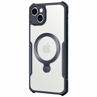 XUNDD til iPhone 14 Plus telefoncover Kickstand Akryl+TPU Magnetisk telefoncover Support Trådløs opladning
