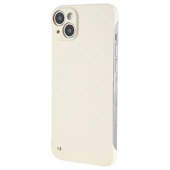 Til iPhone 14 Plus Hard PC Rammeløs Telefon Bagcover Skin-touch Beskyttende Mobiltelefon Case