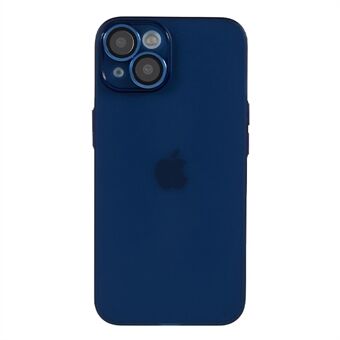 Til iPhone 14 Plus Stødsikker etui Anti-drop mat TPU telefoncover med metal kameralinseramme