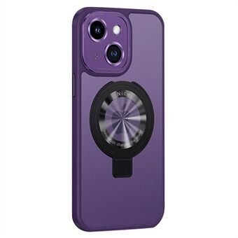 Til iPhone 14 Plus Kickstand Magnetic Case TPU+PC gummibelagt mat telefoncover
