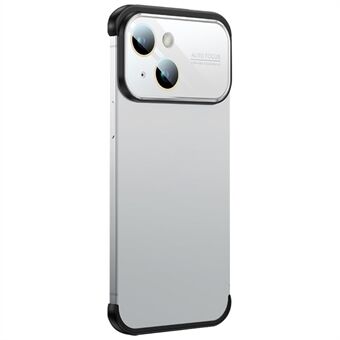 No-Back Slim Bumper Case til iPhone 14 Plus Stødsikker TPU + Akryl Lens Cover Telefon Cover