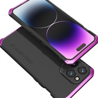 Anti-Fall Phone Case til iPhone 14 Pro Max Matt Slim Case Metalramme Hard PC Back Shockproof Cover