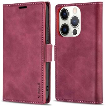 Stand Flip Wallet Case til iPhone 14 Pro Max  Magnetisk lås med hudberøring og PU-læder+TPU-telefoncover
