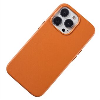 Til iPhone 14 Pro Max  PU-læder + PC-beskyttende telefontaske Kompatibel med MagSafe trådløs opladning