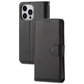 Til iPhone 14 Pro Max  Anti-ridse Crazy Horse Texture PU Læder Telefon Flip Wallet Case Foldbar Stand Beskyttende Mobiltelefon Cover