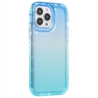 TPU-telefoncover til iPhone 14 Pro Max stødsikkert tyndt etui Gradient Farve Anti-Fall Protective Cover