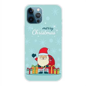 Til iPhone 14 Pro Max julemønsterudskrivning Blødt TPU-cover Anti-ridse ultra tyndt telefoncover