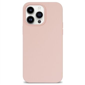 Til iPhone 14 Pro Max Solid Silikone Stødabsorberende etui Blødt anti-ridse fiberforing Pude Shell Telefoncover
