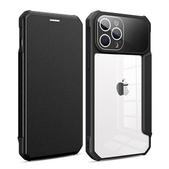 Til iPhone 14 Pro Max Business Style Magnetisk Auto-lukkende Kortholder Telefon Case PU Læder+TPU+PC Stand Anti-drop Cover