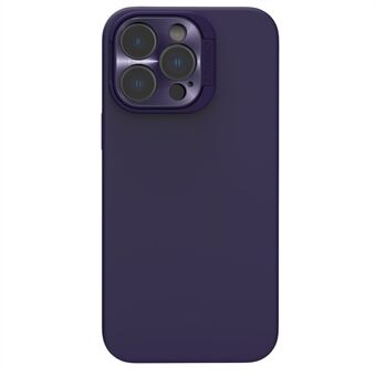 NILLKIN Lenswing Magnetic Phone Case til iPhone 14 Pro Max, kameralinsebeskytter Støttestøtte Anti-drop silikonecover kompatibel med MagSafe