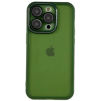 Til iPhone 14 Pro Max blødt TPU telefoncover Galvanisering kamera linseramme Anti-ridse beskyttelsescover