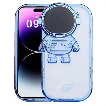 Til iPhone 14 Pro Max Anti-fald telefoncover Spaceman Design TPU telefonskal med kameralinsecover