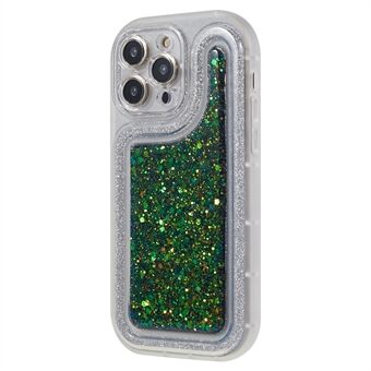 Til iPhone 14 Pro Max Soft TPU Epoxy Telefon Case Epoxy Glitter Foil Sparkle Bagcover