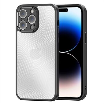 DUX DUCIS Aimo Series til iPhone 14 Pro Max telefoncover TPU+PC stødabsorberende mat cover (REACH-certificering) - Sort