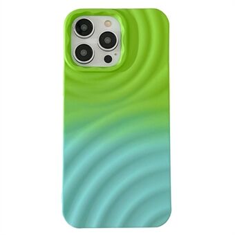 Til iPhone 14 Pro Max Soft TPU telefoncover Gradient Water Ripple Texture Case