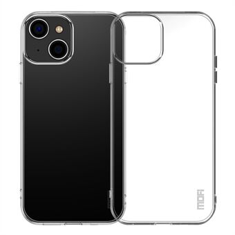 MOFI Blødt TPU-telefoncover til iPhone 15, ridsebestandigt og ultraklar mobiltelefon-etui.