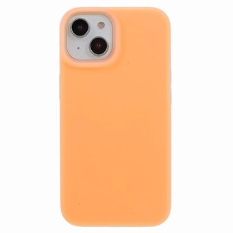 Til iPhone 15 Jelly Liquid Silicone+PC Anti-drop Case Beskyttende Telefon Bagcover