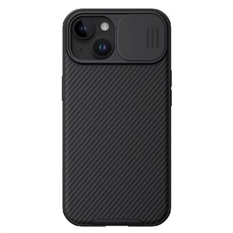 NILLKIN CamShield Pro-etui til iPhone 15, PC + TPU magnetisk telefonetui med beskyttelse af kameraobjektiv.