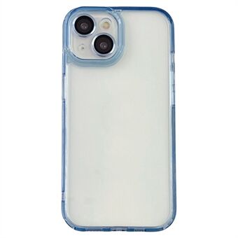 Til iPhone 15 Case, klar TPU+PC bagside, telefoncover med linsefilm.