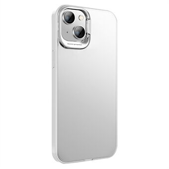 X-LEVEL Anti-fall Bagomslag til iPhone 15 Plus, kameraramme med stativ Mat PC+TPU-telefonetui.