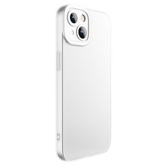 X-LEVEL til iPhone 15 Plus Mat Telefon Etui hærdet glas + TPU Non-Slip Præcis Udstanset Cover