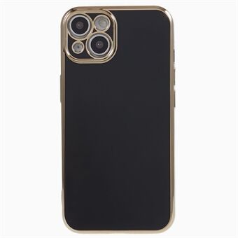 Til iPhone 15 Plus 6D Elektroplating Cover Blank Soft TPU Drop Beskyttende Telefon Etui