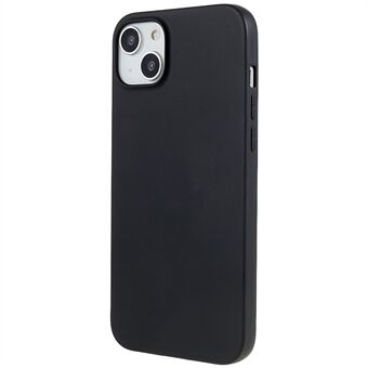 Til iPhone 15 Plus TPU Bagcover, fingeraftryksfri mat beskyttende cover telefon etui - Sort
