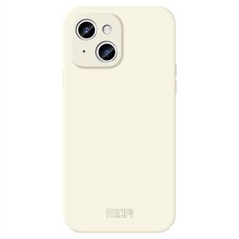 MOFI JK Qin serien Skin-Touch telefon etui til iPhone 15 Plus, stødsikkert mat akryl+TPU-cover.