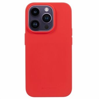 MERCURY GOOSPERY SOFT FEELING-serien til iPhone 15 Pro Blødt TPU-telefoncover Mat anti-rids-dækning