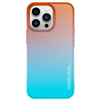 X-LEVEL Til iPhone 15 Pro Colorful Series Hard PC-etui Farvespaltende stødresistent mobilcover