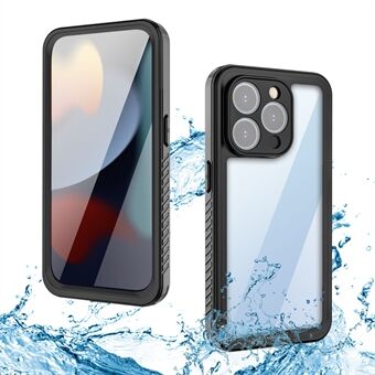FS-serien til iPhone 15 Pro IP68 vandtæt Dropproof telefoncover Klar bagdæksel til dykning og svømning.