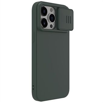 NILLKIN Til iPhone 15 Pro PC + Silikone Telefonetui Skyde Kameralåg Anti-Slip Cover Kompatibel med MagSafe