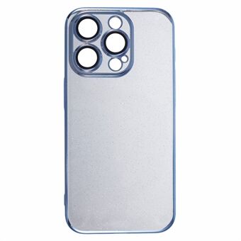Til iPhone 15 Pro PC Telefon Etui Tyndt Glitrende Cover med Linsebeskytter