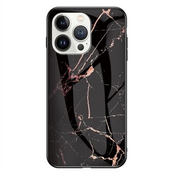 For iPhone 15 Pro Max Fall Protection Marble Pattern Back Cover Tempered Glass+PC+TPU Phone Case

Til iPhone 15 Pro Max Fall Protection Marble Pattern Bagsidecover i hærdet glas + PC + TPU telefonetui.