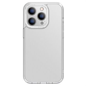 X-LEVEL til iPhone 15 Pro Max mat telefon taske med metalobjektivramme TPU+PC stødsikker cover