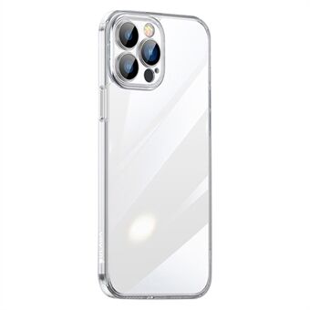 SULADA Crystal Steel-serien til iPhone 15 Pro Max TPU+Hærdet glas klar sag Anti-Drop Telefon Cover