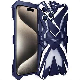 Til iPhone 15 Pro Max Stødsikker Mobiltelefon Cover Slidstærkt Aluminiumslegering Telefon Etui