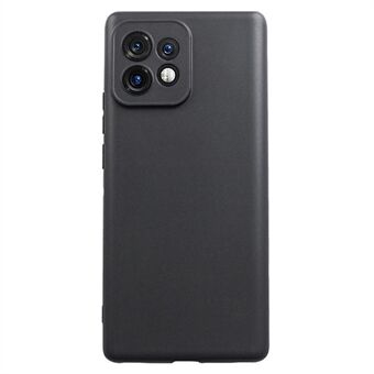 Til Motorola Moto X40 5G / Edge 40 Pro 5G Mat TPU-telefoncover Præcise udstansninger Beskyttende telefoncover - Sort