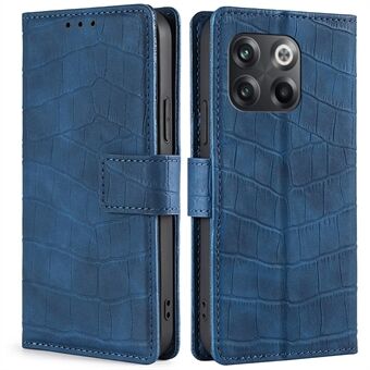 Til OnePlus 10T 5G / ACE Pro 5G PU Læder Crocodile Texture Telefon Flip Wallet Case Skin-touch Feeling Stand Beskyttende Cover