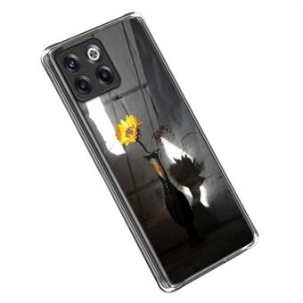 Til OnePlus 10T 5G / ACE Pro 5G Soft TPU-telefonetui Solsikkemønsterudskrivning Anti-ridsebeskyttende cover