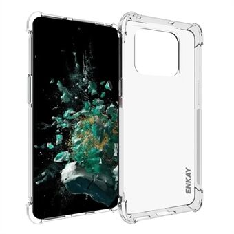 ENKAY HAT Prince Til OnePlus 10T 5G / ACE Pro 5G Krystalklart Cover Air Buffer TPU Anti-slip Strip Edge Protective Phone Case