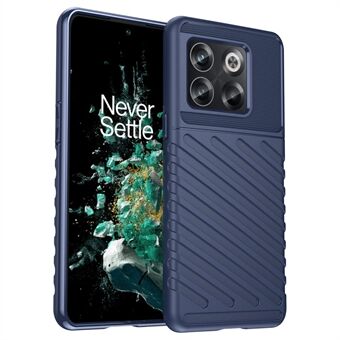 Til OnePlus 10T 5G / ACE Pro 5G Thunder Series Twill Texture Anti-Slip Case Tykket TPU stødsikkert cover Telefonbeskytter