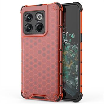 Til OnePlus 10T 5G / ACE Pro 5G telefoncover Honeycomb Textured Shockproof Cover TPU + PC-telefoncover