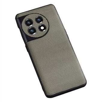 Til OnePlus 11 5G nylonbelagt TPU-telefontaske Vævet tekstur Anti-Slip Anti-ridsecover