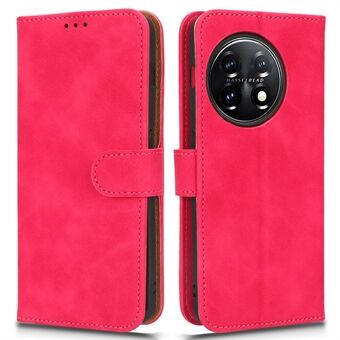 Til OnePlus 11 5G Skin-touch Feeling Telefon Læder Taske Pung Stand Mobiltelefon Cover