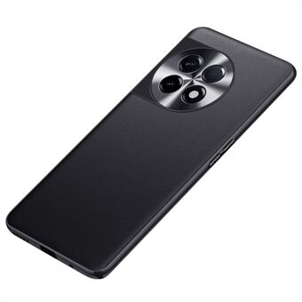 Til OnePlus 11 5G PU læderbelagt TPU + PC skridsikker etui Metallinsedesign Beskyttende telefoncover