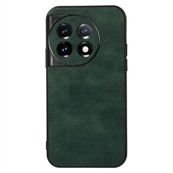 Til OnePlus 11 5G Litchi Texture Phone Case Lædercoated PC+TPU telefoncover
