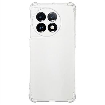 Til OnePlus 11 5G Soft TPU Klart telefoncover 4 tykke hjørner stødsikkert bagcover