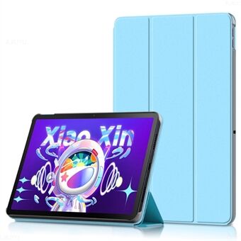 Til Lenovo Tab M10 Plus (3rd Gen) / Xiaoxin Pad 2022 10.6 tommer Tri-fold Stand PU læder + TPU ridsefast Drop-proof Tablet Cover All-round Protection Case