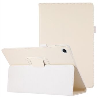 Stødsikkert cover til Lenovo Tab M10 Plus (3. gen) / Xiaoxin Pad 2022 10,6 tommer Litchi Textur PU-læder Folio Flip Cover Foldbar Stand Tablet Cover